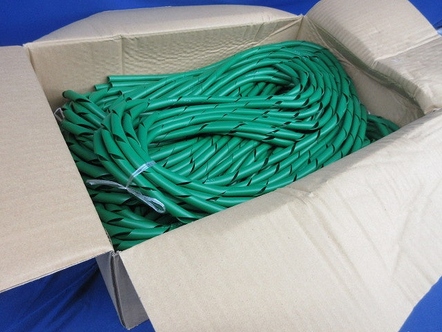 スパイラルスリーブ10mm × 2m 緑 50本入 10mm×2m