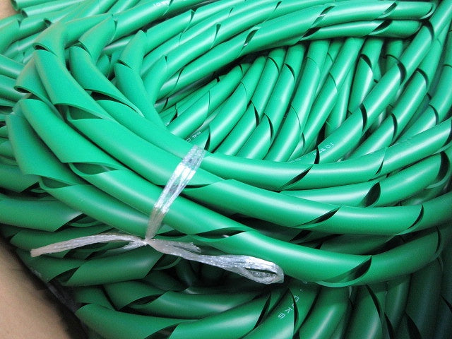 スパイラルスリーブ10mm × 2m 緑 50本入 10mm×2m