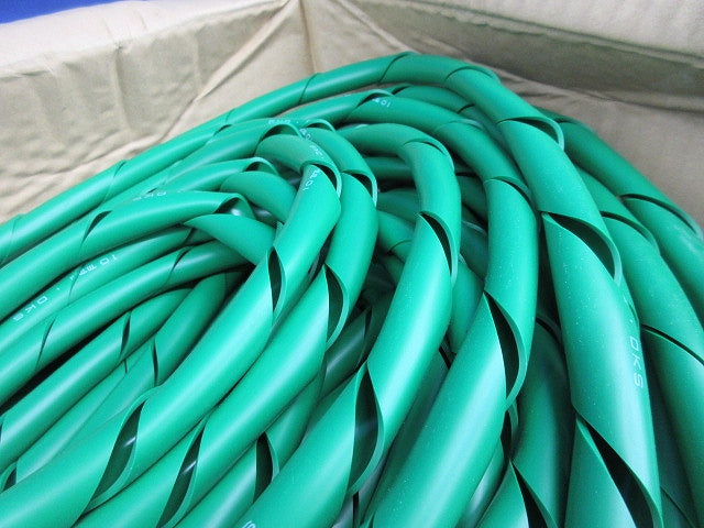 スパイラルスリーブ10mm × 2m 緑 50本入 10mm×2m