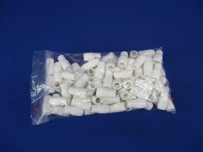 端末キャップ 白 100個入 TIC22-白-100