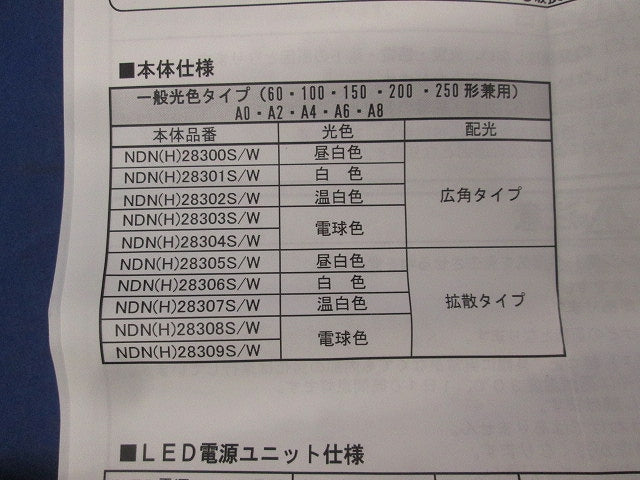 LED照明器具 NDN28307W