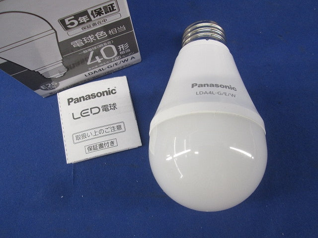 LED電球 E26(電球色) LDA4L-G/E/W