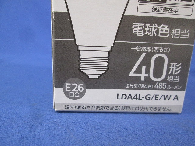 LED電球 E26(電球色) LDA4L-G/E/W