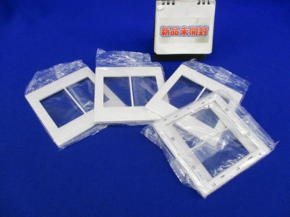 スイッチプレート(4個入)(マットホワイト)(新品未開封) WTA7102