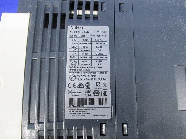 インバーター ATV12HU15M3