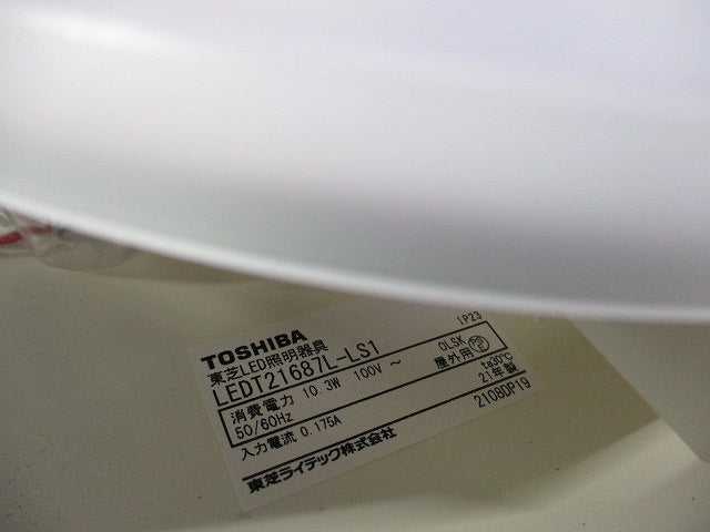 LED照明器具 丸形防水ブラケット(電球色) LEDT21687L-LS1