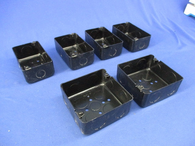 スイッチボックスセット(混在6個入)(キズ・汚れ有) DS4911KB他