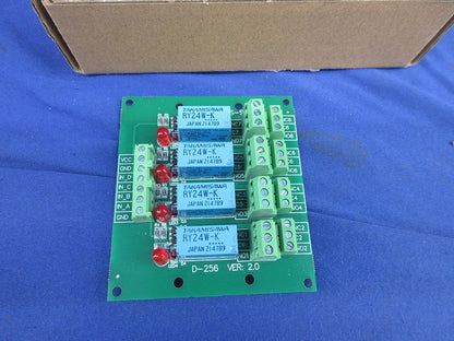 信号リレーモジュールボード 4DPDT