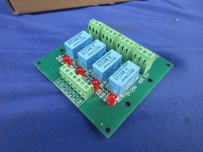 信号リレーモジュールボード 4DPDT