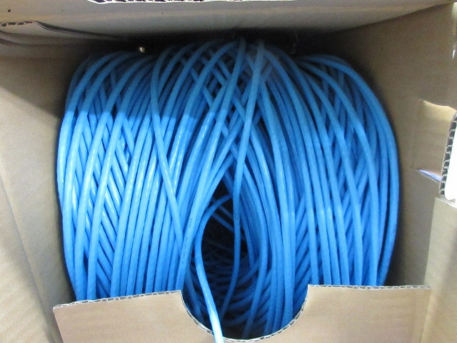 LANケーブル 0.5mm×4P×300m(薄青) SKLAN-Cat.6
