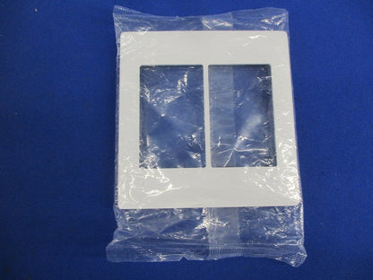 スイッチプレート2連用(9枚入)(ホワイト)(新品未開封) WTA7102K