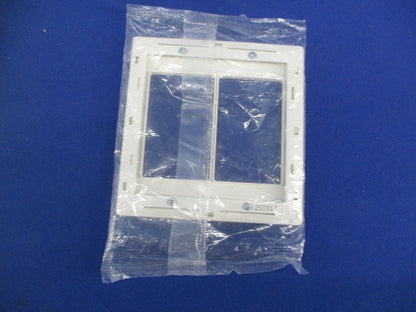 スイッチプレート2連用(9枚入)(ホワイト)(新品未開封) WTA7102K