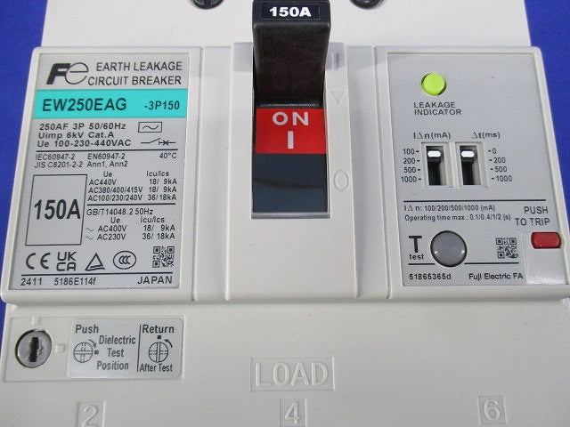 サーキットブレーカ3P150A EW250EAG