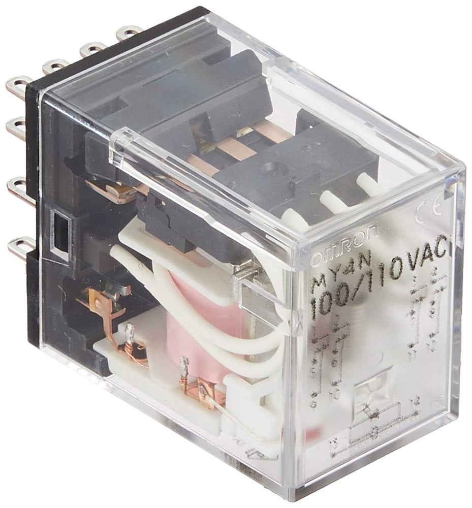 ミニパワーリレー AC100/110 灯付 MY4N100/110VAC