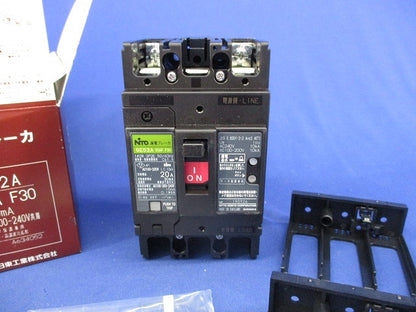 漏電ブレーカ2P20A GE52A