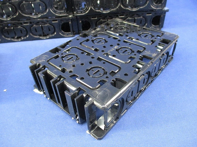 台付スライドボックス3ヶ用・セパレーター付(10個入) SB-3W