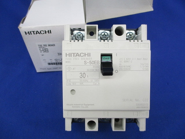 配線用遮断機 30A S-50EB