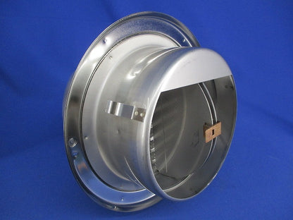 ステンレス製 丸型フード付ガラリφ150 UK-GSN150SFD-HL