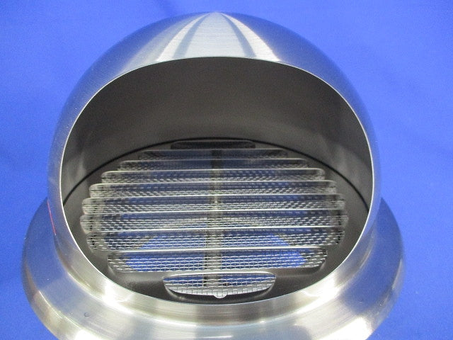 ステンレス製 丸型フード付ガラリφ150 UK-GSN150SFD-HL