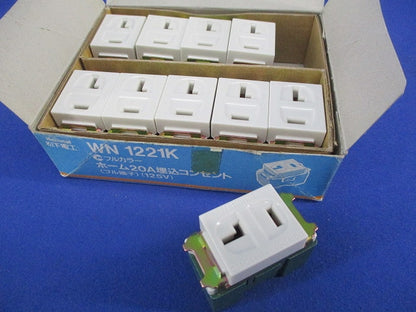 ホーム20A埋込コンセント(10個入)National WN1221K