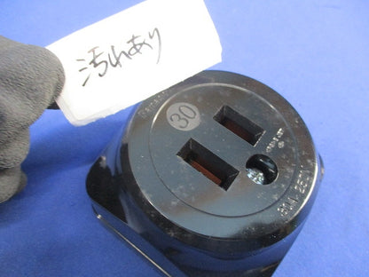 角型コンセント2P30A WK1230