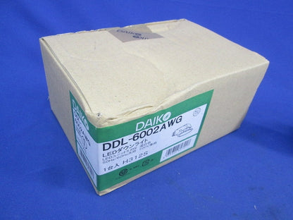 LEDダウンライト 3500K 温度保護機能付 ホワイト DDL-6002AWG