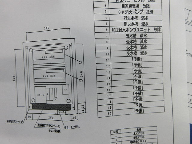 アラーム盤 警報盤 ARM30NK
