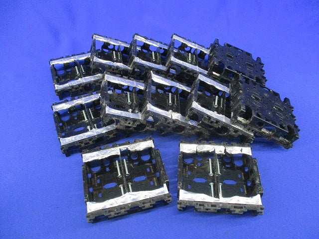 住宅用スイッチボックス浅型2コ用(12個入)(汚れ有) DM82202