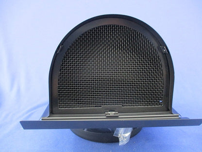 パイプフードφ150(鐘型)防虫ネット付(ステンレス)(ブラック ツヤなし) PYK-S150A