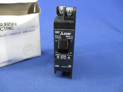 漏電遮断器 2P1E20A BV-C1