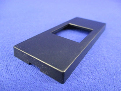 Sプレート(1個用・マット仕上げ)(6枚入)(ブラック) WCF8501