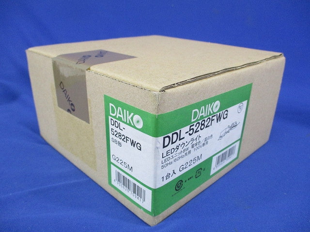 LEDダウンライト φ75 楽調(2700K・3500K切替) DDL-5282FWG