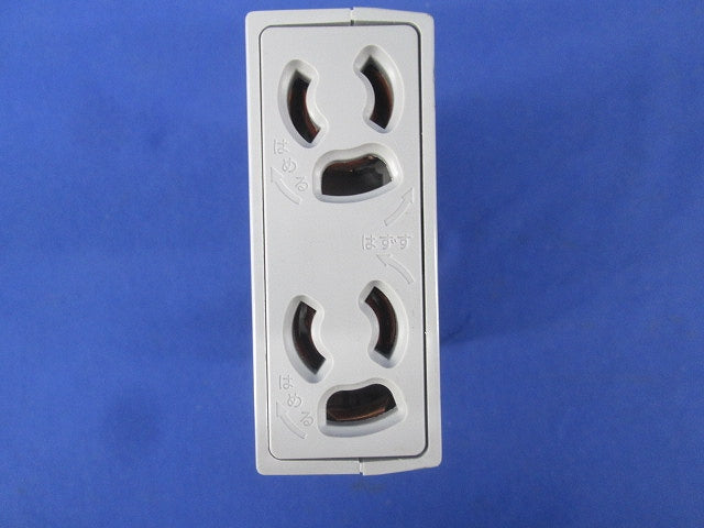 アース付抜け止めダブルコンセント キズ・汚れ有 DC8042E