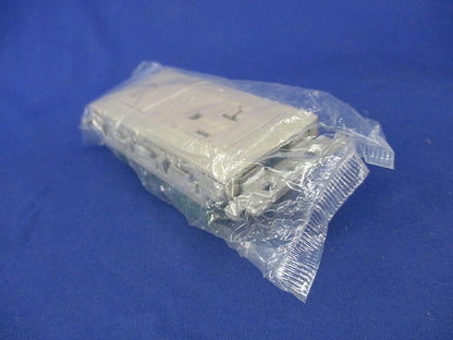 埋込コンセント(ホワイト)利休色 National WTF1931