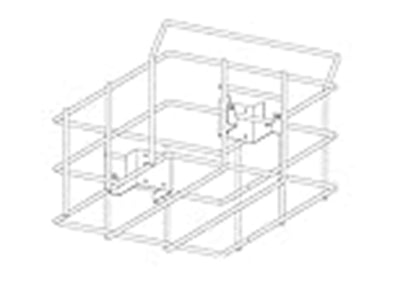 天井用ベースライト GTシリーズ用適合部品 全体ガード(小) EL-XGA005