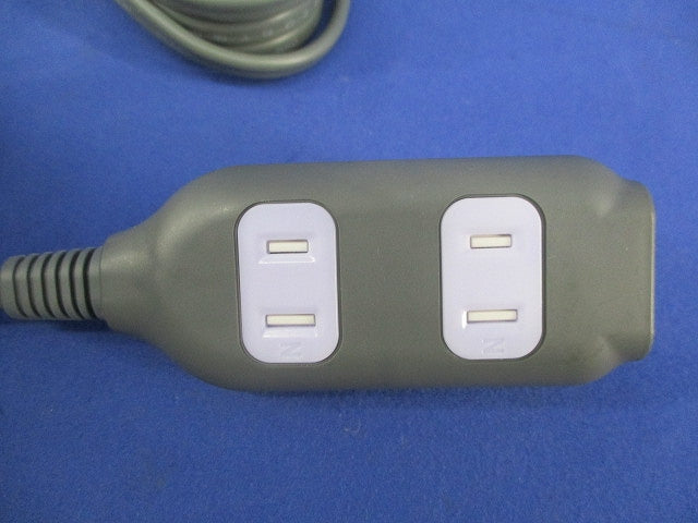 安全タップ 3個口 5m 灰 HS-T1160G
