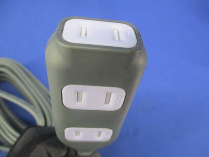 安全タップ 3個口 5m 灰 HS-T1160G