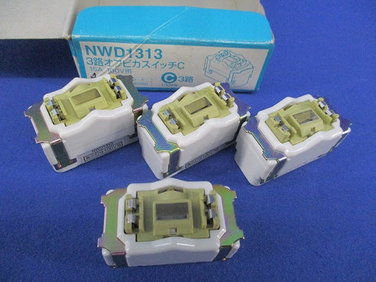３路オフピカスイッチC(4個入) NDW1313