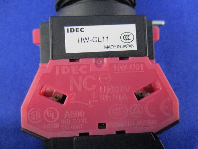 照光押ボタンスイッチ φ22 丸平形(緑) HW1L-A111H2G