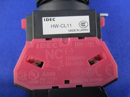 照光押ボタンスイッチ φ22 丸平形(緑) HW1L-A111H2G