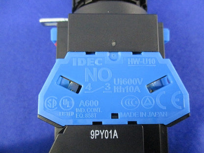 照光押ボタンスイッチ φ22 丸平形(緑) HW1L-A111H2G