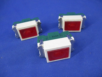 埋込電流検知型パイロットランプ(3個入)(白)傷・汚れ有 WN3033