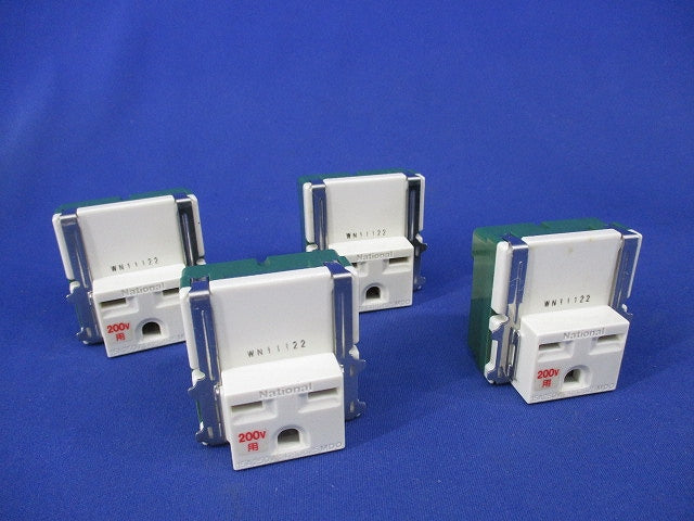 15A埋込接地コンセント(4個入) WN11122