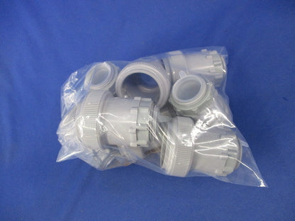 コネクタ(PF管用)(ワンタッチ型)(8個入)(グレー) FPK-28YH