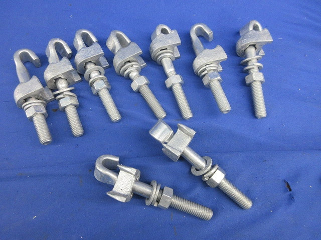 つり線クランプ WJC-1(□60×60以下用) 9個入 亜鉛 WJC-1