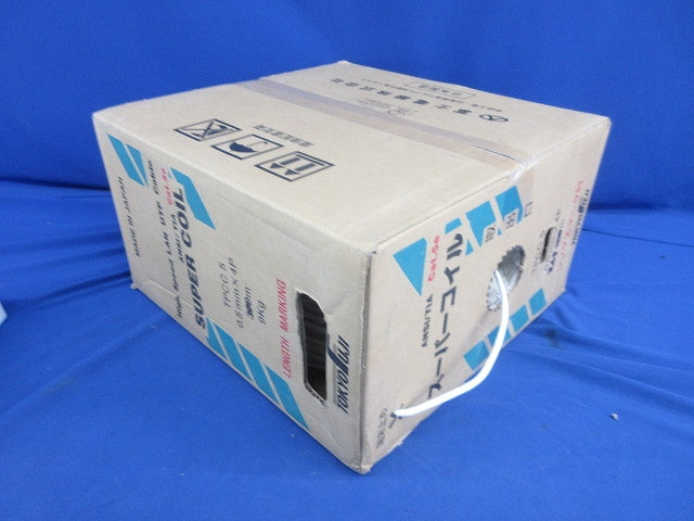 スーパーコイル LANケーブル265m(白) TPCC5 0.5mm×4P