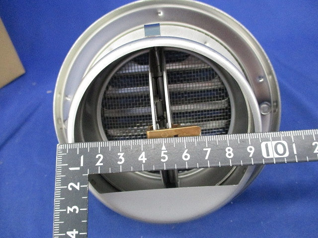 ステンレス製丸型フード付ガラリ72°φ100 UK-GSN100SFD-HL