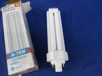 ンパクト形蛍光ランプ(蛍光灯) BB・3 Triple DULUX T/E 42形 3波長形白色 FHT42EX-W