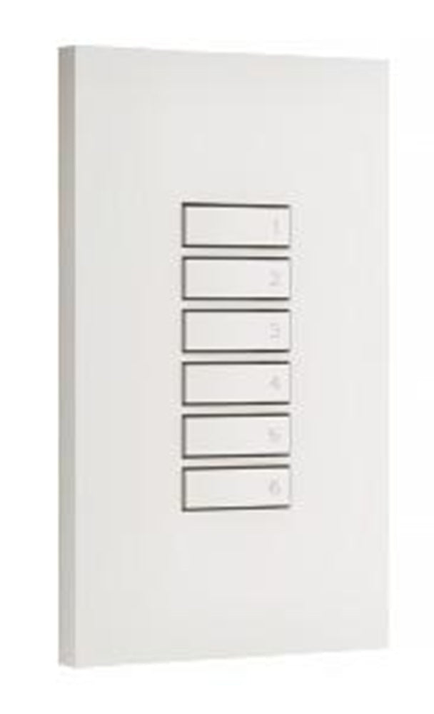 シーンセレクター壁付リモコン 最大6シーン切替 1個用スイッチボックス適合 FX-427WB