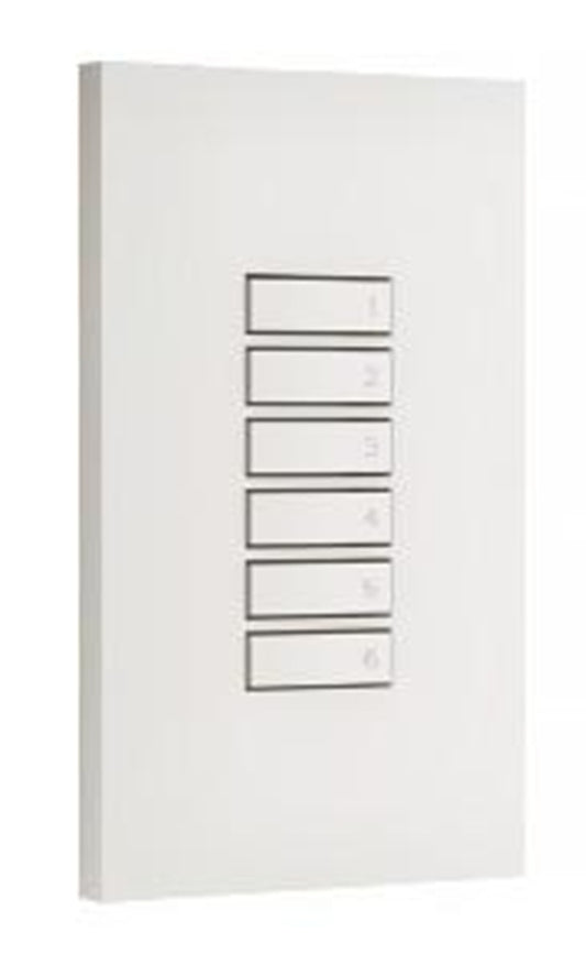 シーンセレクター壁付リモコン 最大6シーン切替 1個用スイッチボックス適合 FX-427WB